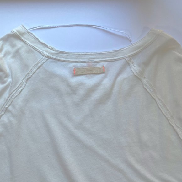 NEW Free People Shes Everything White Solid Puffed Long Sleeve Womens Size M - Picture 11 of 13